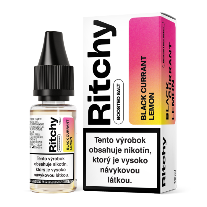 10 ml Black Currant Lemon Ritchy Salt e-liquid - 10 mg/ml