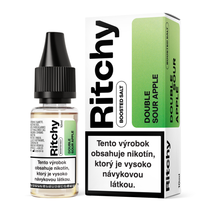 10 ml Double Sour Apple Ritchy Salt e-liquid - 10 mg/ml