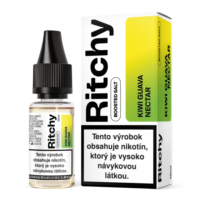 10 ml Kiwi Guava Nectar Ritchy Salt e-liquid - 20 mg/ml