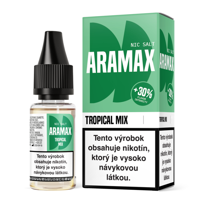 10 ml Tropical Mix Aramax Salt e-liquid - 10 mg/ml