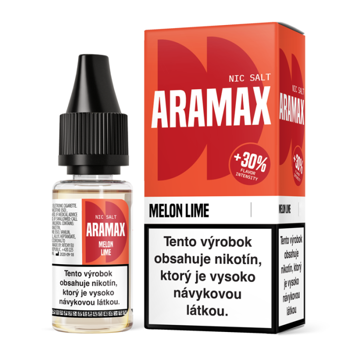 10 ml Melon Lime Aramax Salt e-liquid - 20 mg/ml