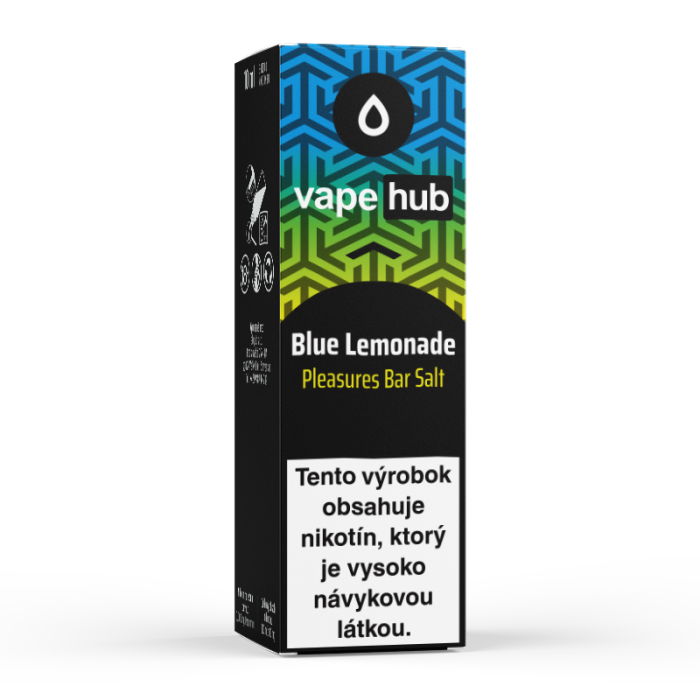 10 ml Blue Lemonade Vapehub Pleasures Bar Salt e-liquid - 20 mg/ml