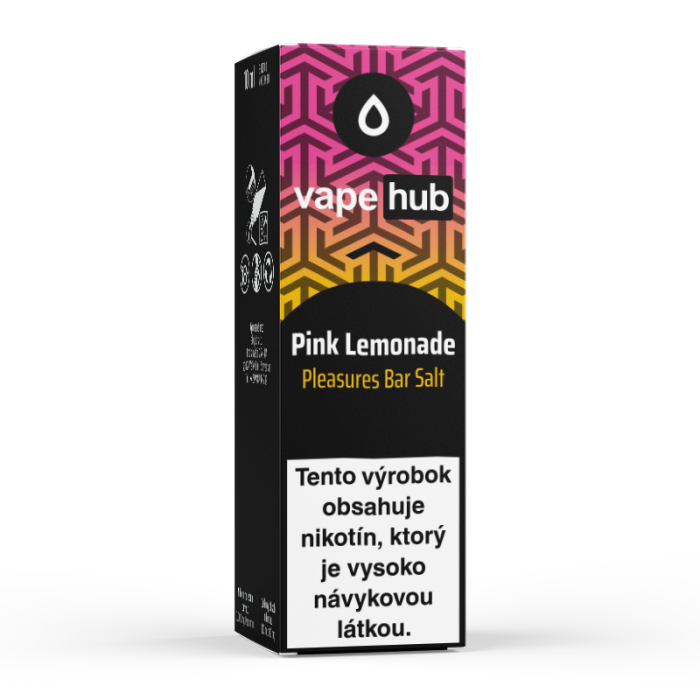 10 ml Pink Lemonade Vapehub Pleasures Bar Salt e-liquid - 20 mg/ml