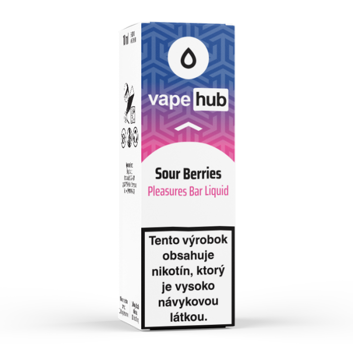 10 ml Sour Berries Vapehub Pleasures Bar e-liquid - 12 mg/ml