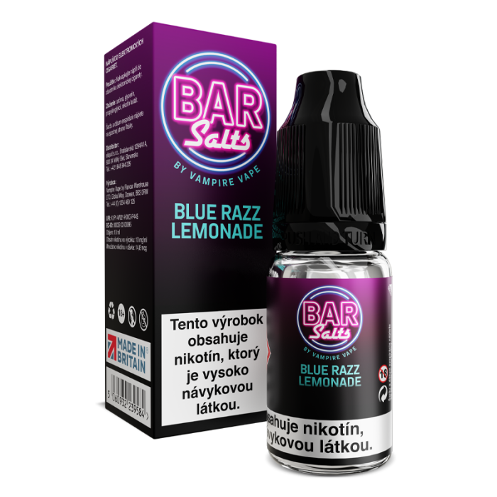 10 ml Blue Razz Lemonade Bar Salts Vampire Vape e-liquid - 20 mg/ml