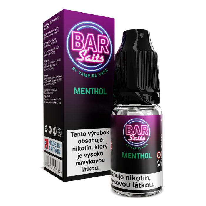 10 ml Menthol Bar Salts Vampire Vape e-liquid - 10 mg/ml