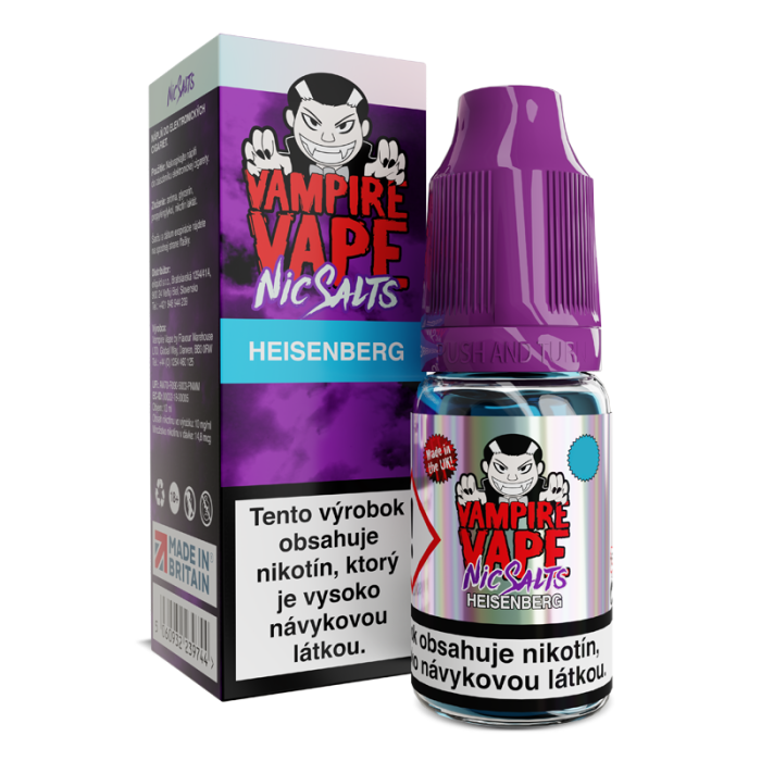 10 ml Heisenberg Nic Salts Vampire Vape e-liquid - 20 mg/ml