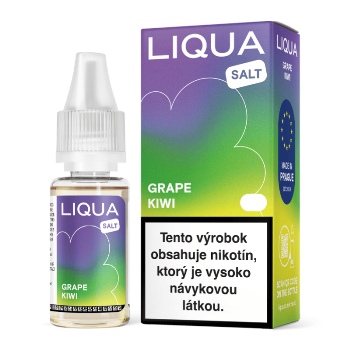 10 ml Grape Kiwi Liqua Salt e-liquid - 10 mg/ml