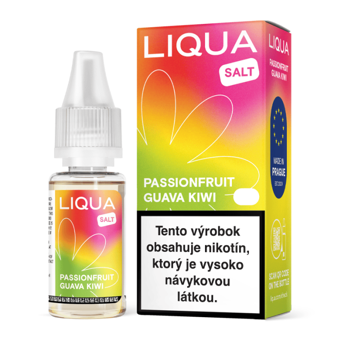 10 ml Passionfruit Guava Kiwi Liqua Salt e-liquid - 10 mg/ml