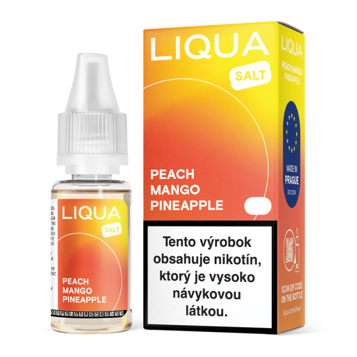 10 ml Peach Mango Pineapple Liqua Salt e-liquid - 20 mg/ml