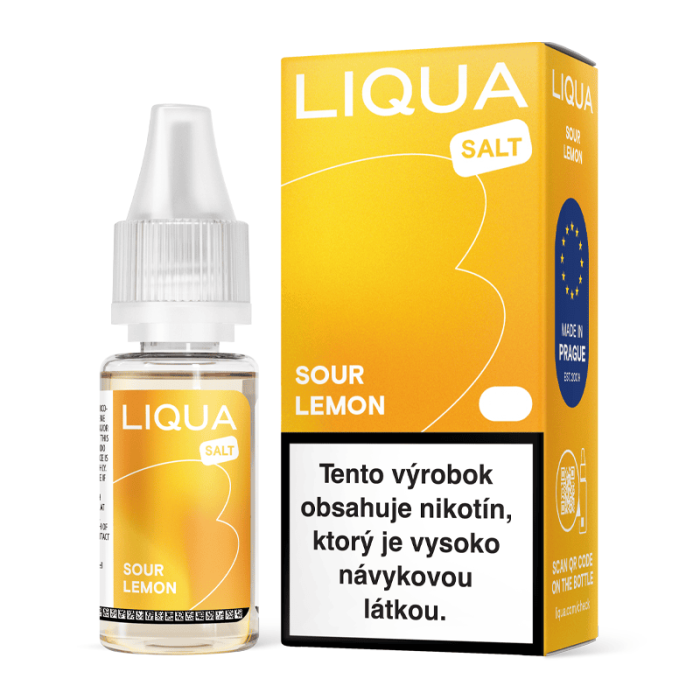 10 ml Sour Lemon Liqua Salt e-liquid - 10 mg/ml