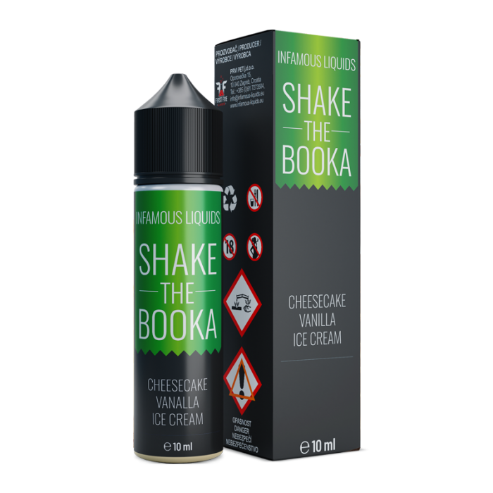 Shake The Booka INFAMOUS Originals longfill - 10ml/60ml