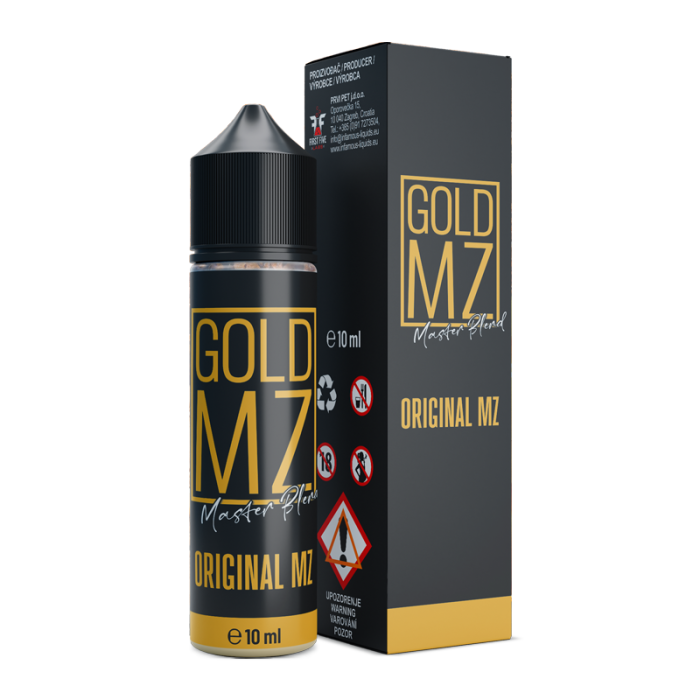 Original GOLD MZ INFAMOUS longfill - 10ml/60ml