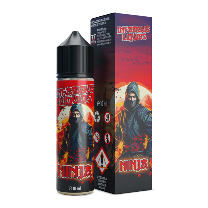 Ninja INFAMOUS Specials longfill - 10ml/60ml