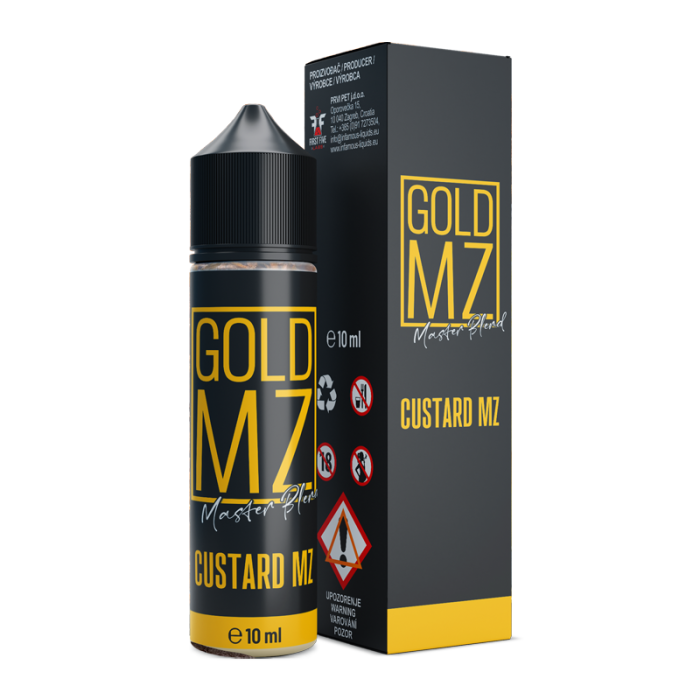 Custard GOLD MZ INFAMOUS longfill - 10ml/60ml