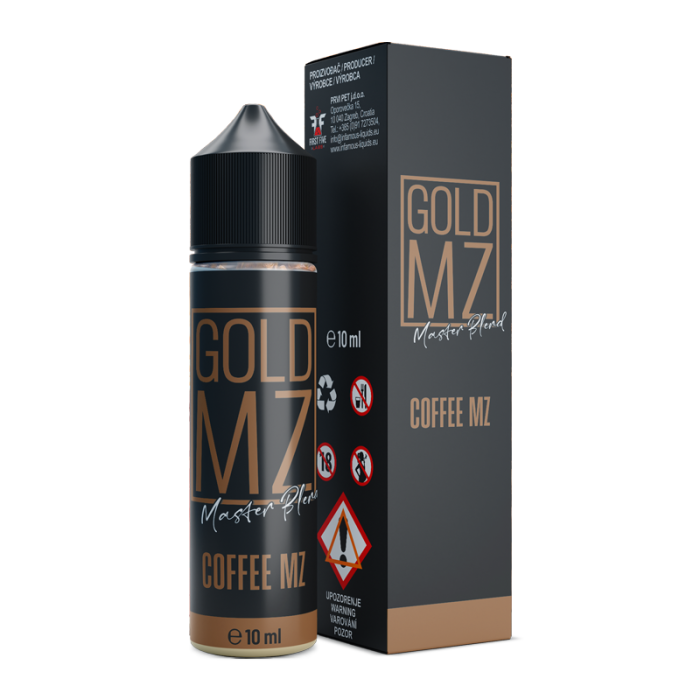 Coffee GOLD MZ INFAMOUS longfill - 10ml/60ml