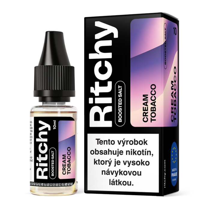 10 ml Cream Tobacco Ritchy Salt e-liquid - 10 mg/ml