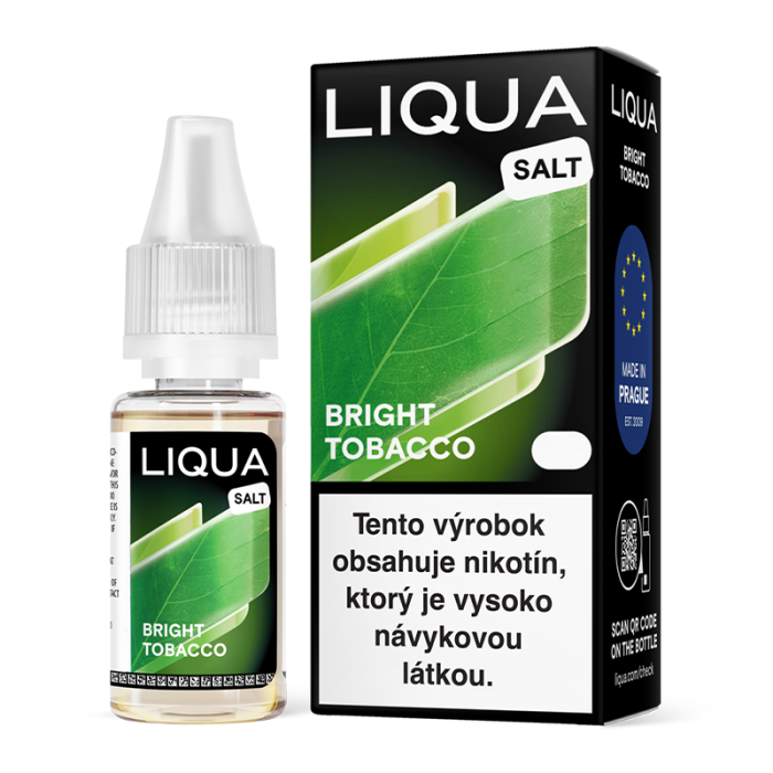 10 ml Bright Tobacco Liqua Salt e-liquid - 10 mg/ml
