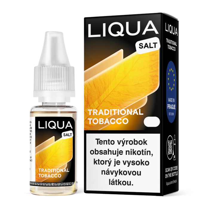 10 ml Traditional Tobacco Liqua Salt e-liquid - 10 mg/ml