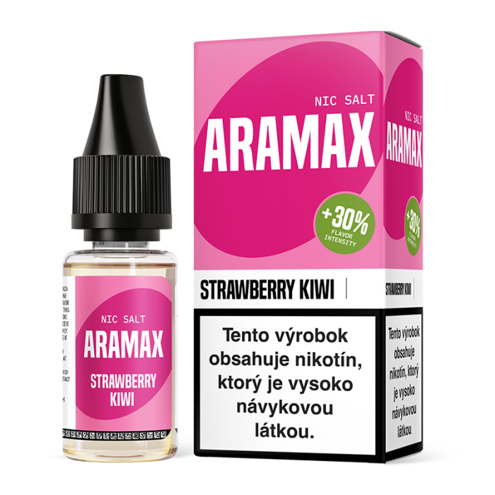 10 ml Strawberry Kiwi Aramax Salt e-liquid - 10 mg/ml