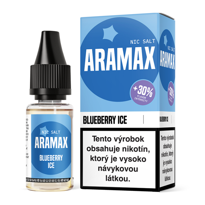 10 ml Blueberry Ice Aramax Salt e-liquid - 20 mg/ml