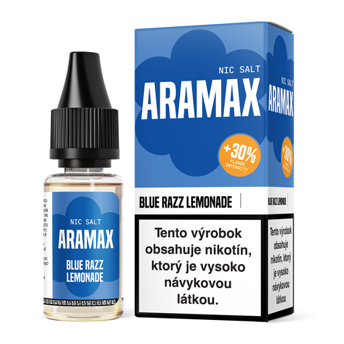 10 ml Blue Razz Lemonade Aramax Salt e-liquid - 20 mg/ml