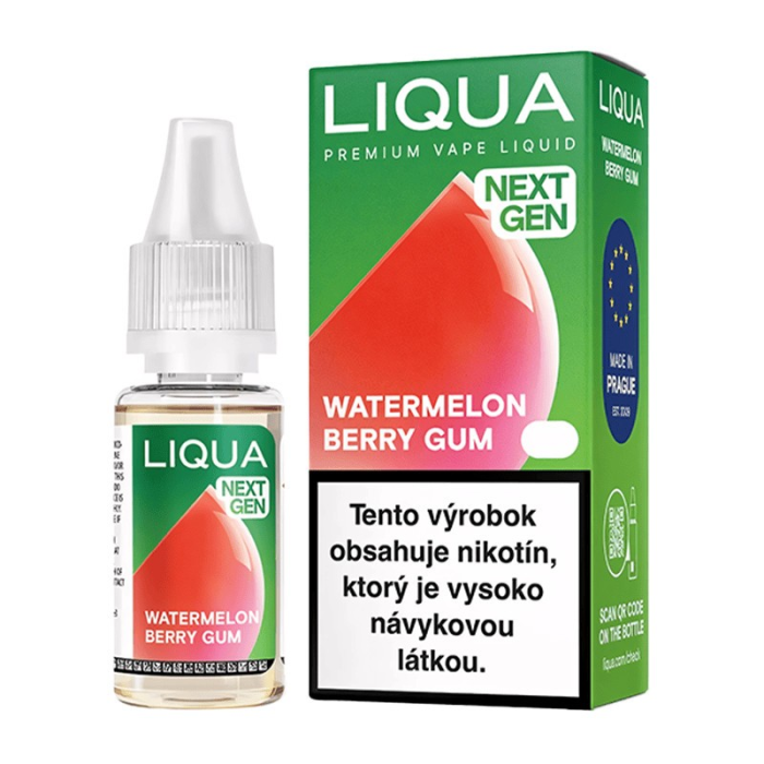 10 ml Watermelon Berry Gum LIQUA eliquid - 6 mg/ml