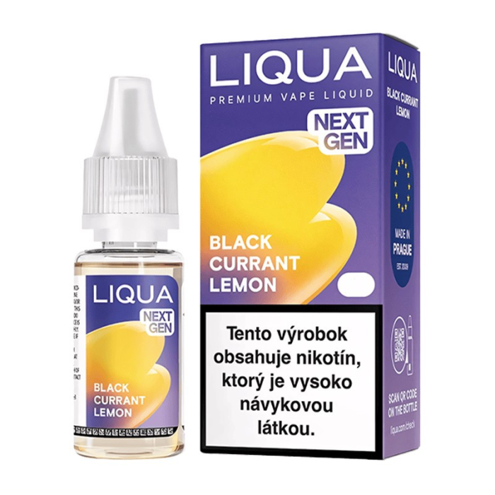 10 ml Black Currant Lemon LIQUA eliquid - 18 mg/ml