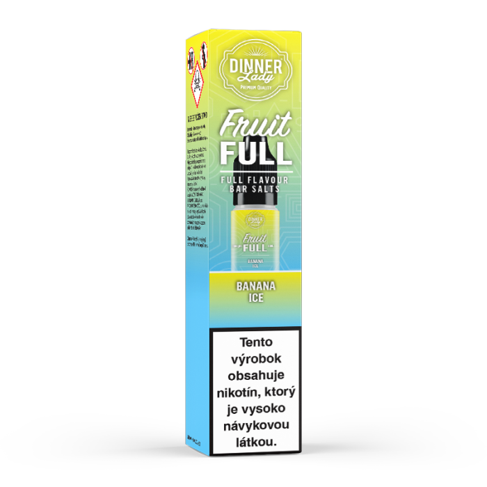 10 ml Banana Ice Dinner Lady Bar Salts e-liquid - 10 mg/ml