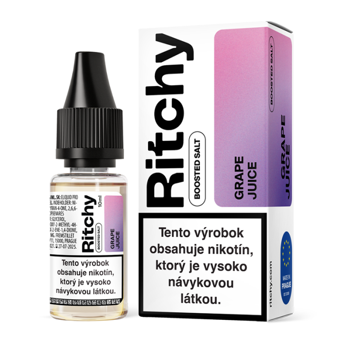 10 ml Grape Juice Ritchy Salt e-liquid - 10 mg/ml