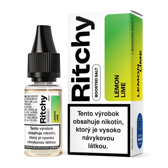 10 ml Lemon Lime Ritchy Salt e-liquid - 10 mg/ml