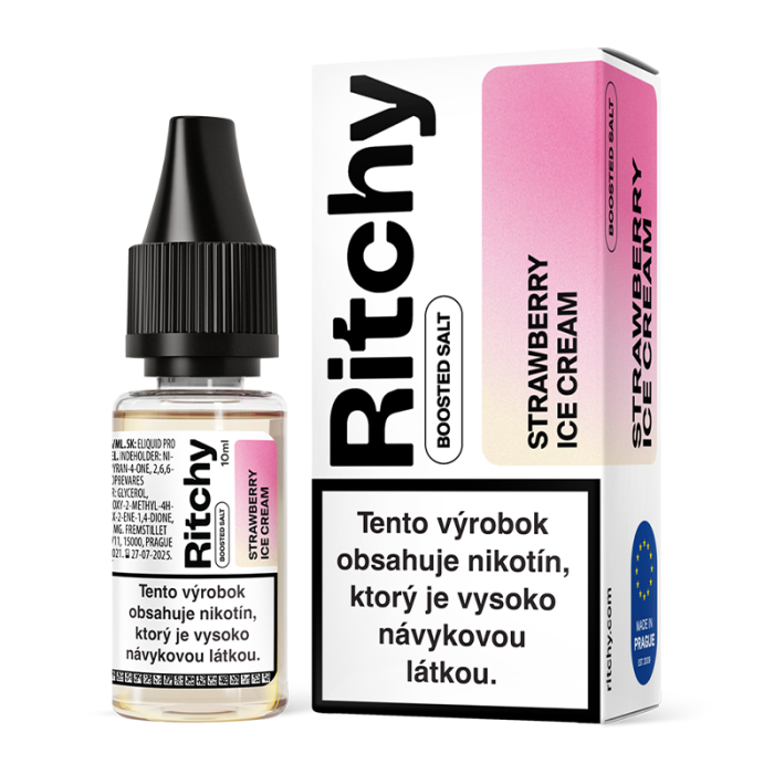 10 ml Strawberry Ice Cream Ritchy Salt e-liquid - 20 mg/ml