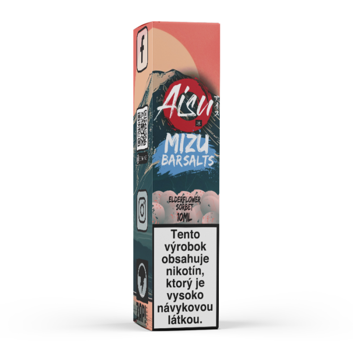 10 ml Elderflower Sorbet Aisu MIZU Bar Salts e-liquid - 20 mg/ml