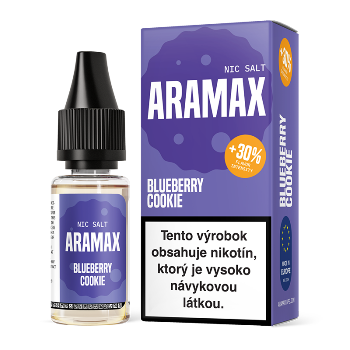 10 ml Blueberry Cookie Aramax Salt e-liquid - 10 mg/ml