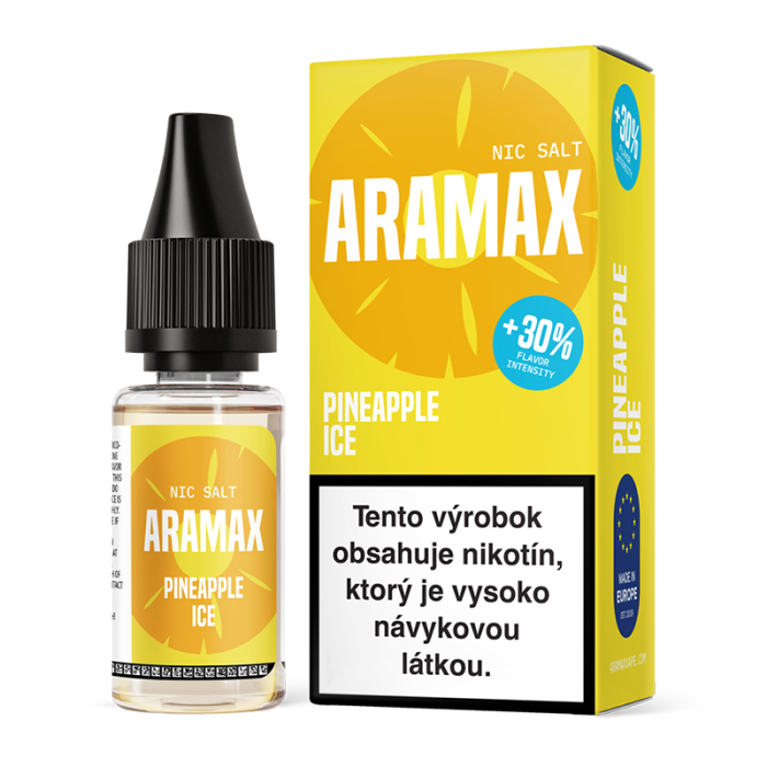 10 ml Pineapple Ice Aramax Salt e-liquid - 10 mg/ml
