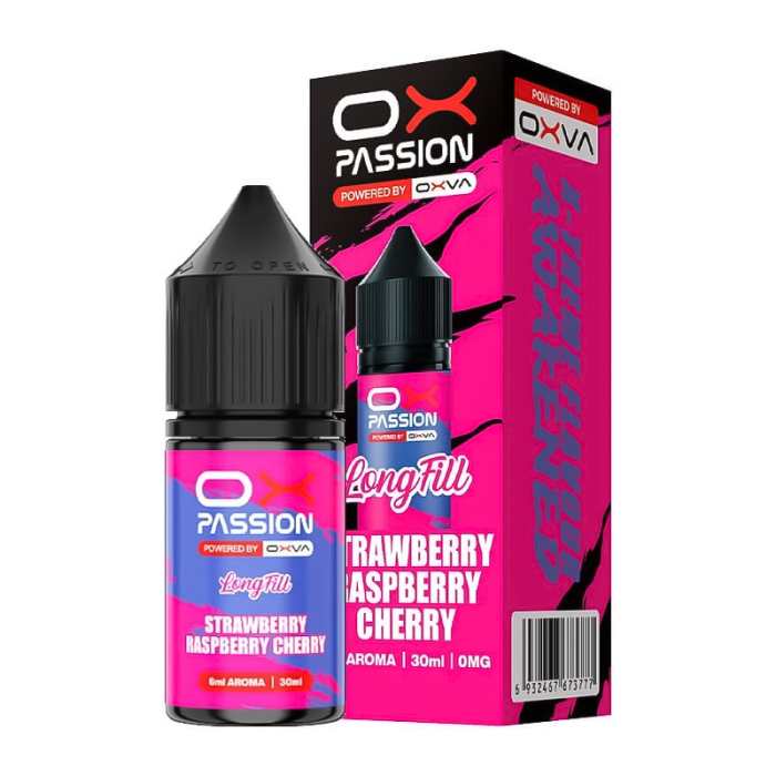 Strawberry Raspberry Cherry OXVA Ox Passion longfill - 6/30ml