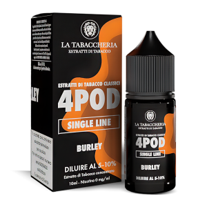 Aróma Burley La Tabaccheria 4Pod Single Line 10 ml