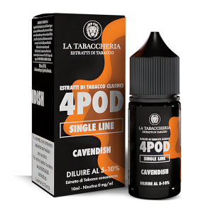 Aróma Cavendish La Tabaccheria 4Pod Single Line 10 ml