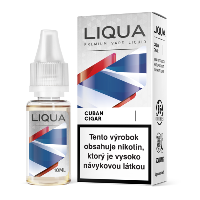 10 ml Cuban Cigar Liqua e-liquid - 6 mg/ml