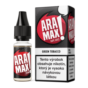 10 ml Green Tobacco Aramax e-liquid - 12 mg/ml