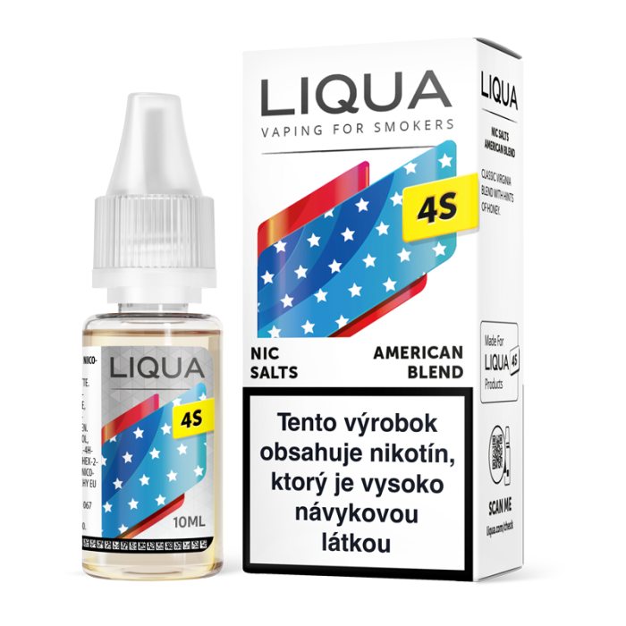 10 ml American Blend Liqua 4S e-liquid - 18 mg/ml